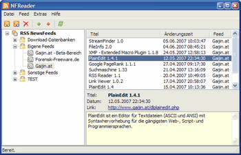 NFReader screenshot