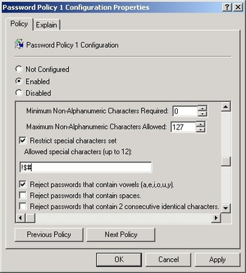 nFront Password Filter screenshot 4