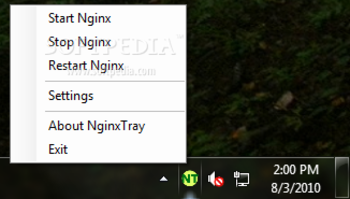 NginxTray screenshot