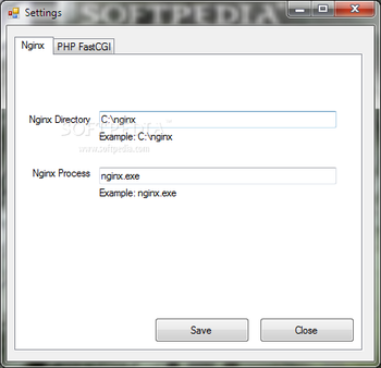 NginxTray screenshot 2