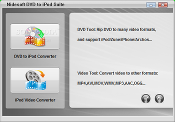 Nidesoft DVD to iPod Suite screenshot