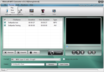 Nidesoft MP3 Converter screenshot 3
