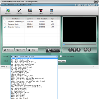 Nidesoft MP3 Converter screenshot 5