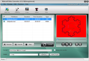 Nidesoft Video Converter screenshot