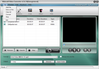 Nidesoft Video Converter screenshot 2