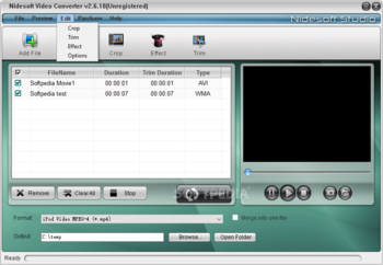 Nidesoft Video Converter screenshot 4