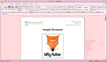 Nifty Author screenshot