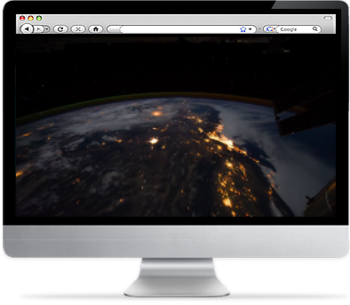 Night Flight Screensaver screenshot