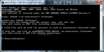 Nihon Kohden to EDF(+) Format Converter screenshot