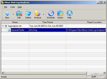 Nihuo Web Log Analyzer for Windows screenshot 2