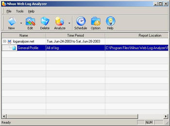 Nihuo Web Log Analyzer for Windows screenshot 3