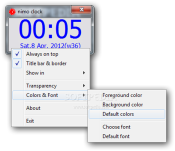 Nimo Clock screenshot 3