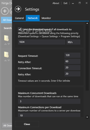 Ninja Download Manager screenshot 7