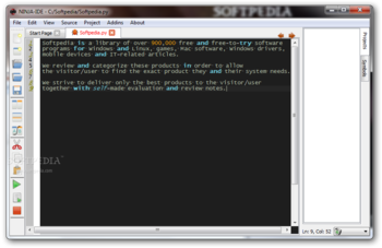 NINJA-IDE screenshot