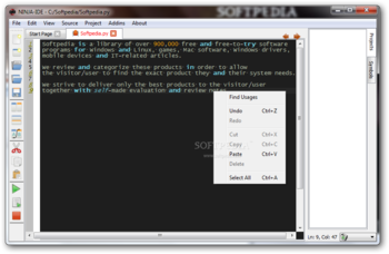 NINJA-IDE screenshot 2
