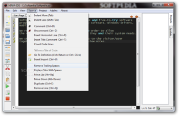 NINJA-IDE screenshot 5