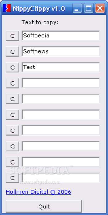 NippyClippy screenshot