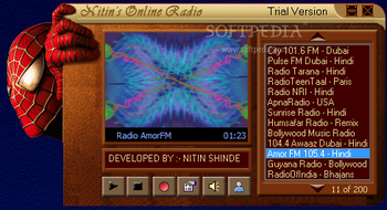 Nitin's Online Radio screenshot