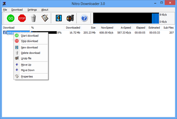 Nitro Downloader 3.0 screenshot