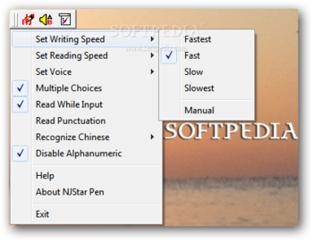 NJStar Chinese Pen screenshot