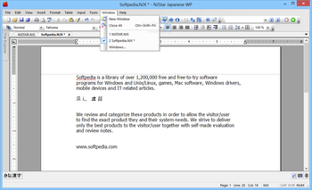 NJStar Japanese WP (formerly NJStar Japanese Word Processor) screenshot 10