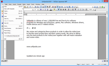 NJStar Japanese WP (formerly NJStar Japanese Word Processor) screenshot 2