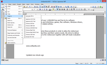 NJStar Japanese WP (formerly NJStar Japanese Word Processor) screenshot 3