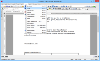 NJStar Japanese WP (formerly NJStar Japanese Word Processor) screenshot 8