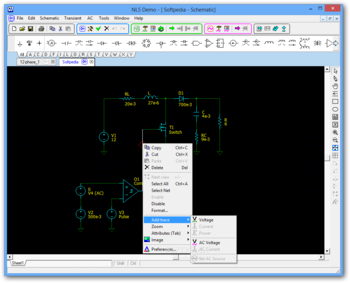 NL5 Circuit Simulator screenshot 2