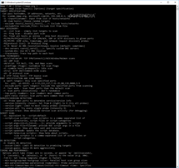 Nmap screenshot