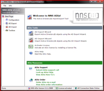 NNS ADix screenshot