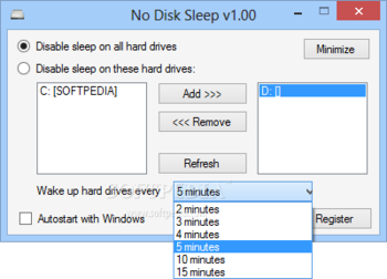 No Disk Sleep screenshot