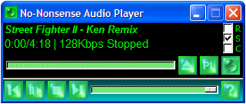 No-Nonsense Audio Player screenshot