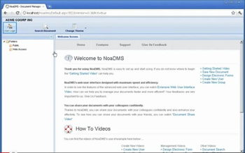 NoaDMS screenshot