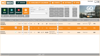 Nobeds screenshot