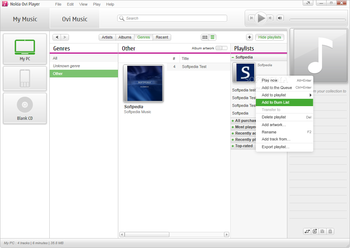 Nokia Music Player screenshot 2