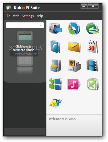 Nokia PC Suite screenshot