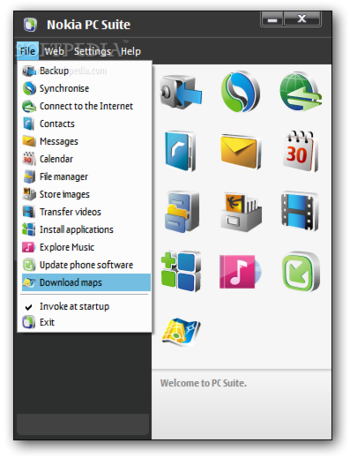 Nokia PC Suite screenshot 2