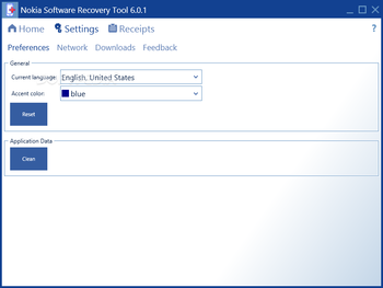 Nokia Software Recovery Tool screenshot 2