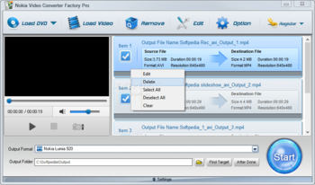 Nokia Video Converter Factory Pro screenshot 2