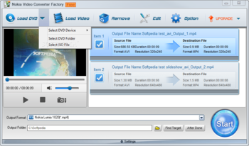 Nokia Video Converter Factory screenshot 3