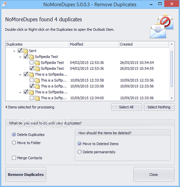 NoMoreDupes for Outlook screenshot 4