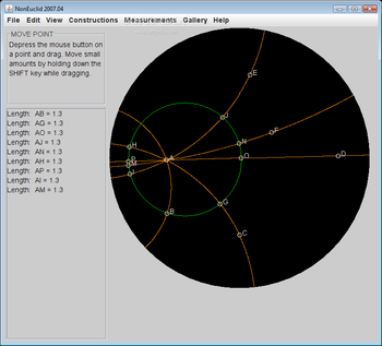 NonEuclid 2007 screenshot