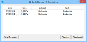 NoProb Planner screenshot 2