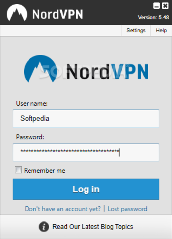 NordVPN screenshot 1