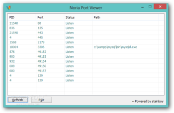 Noria Port Viewer screenshot