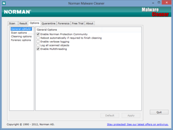 Norman Malware Cleaner screenshot 3