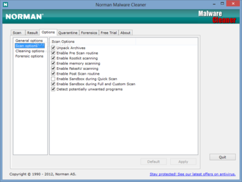 Norman Malware Cleaner screenshot 4