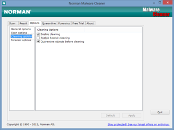 Norman Malware Cleaner screenshot 5