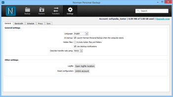 Norman Personal Backup screenshot 5